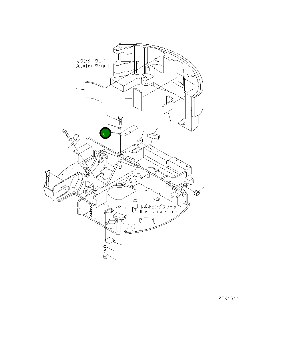 Крышка 20U-46-31390 Komatsu