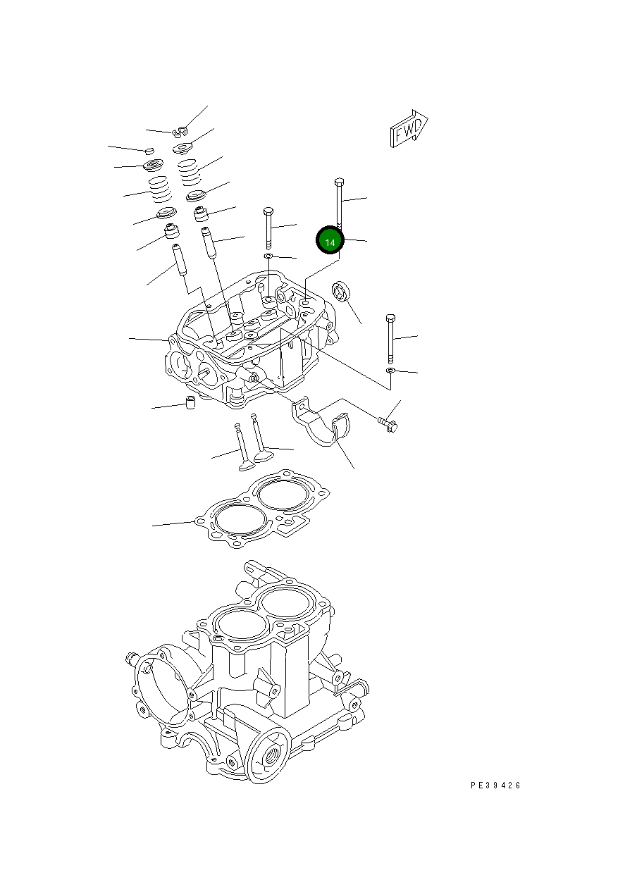 Болт HD90017935000 Komatsu