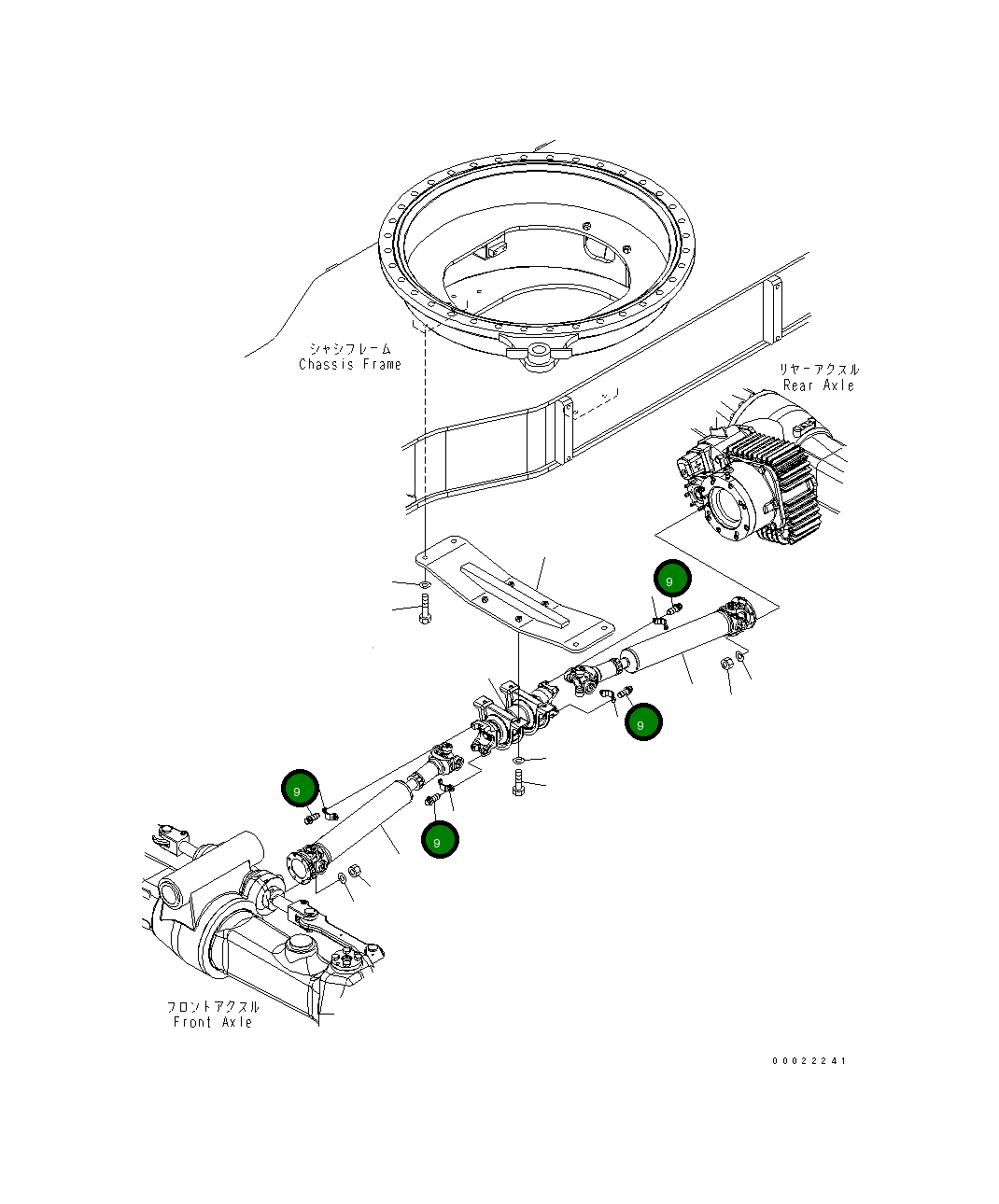Болт 20G-20-31130 Komatsu