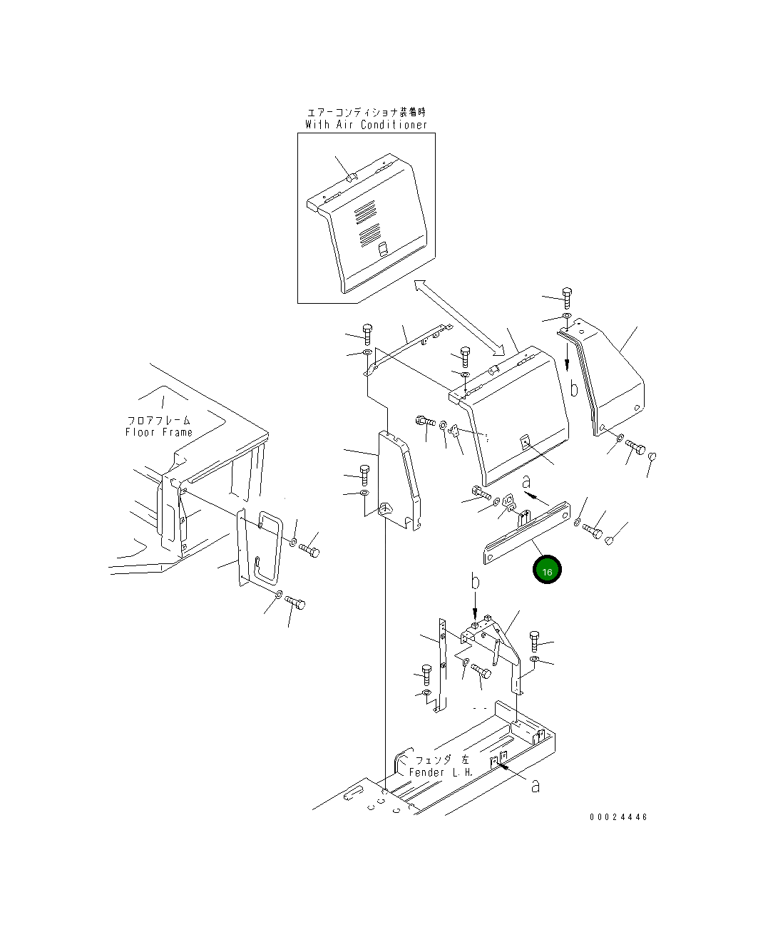 Крышка 154-54-43630  Komatsu