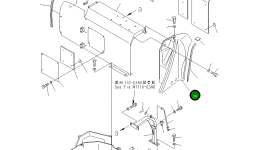 Крышка 20T-54-82251 Komatsu
