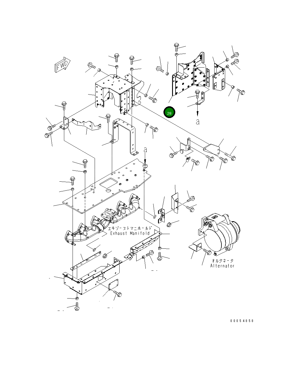 Крышка 6745-11-5990 Komatsu