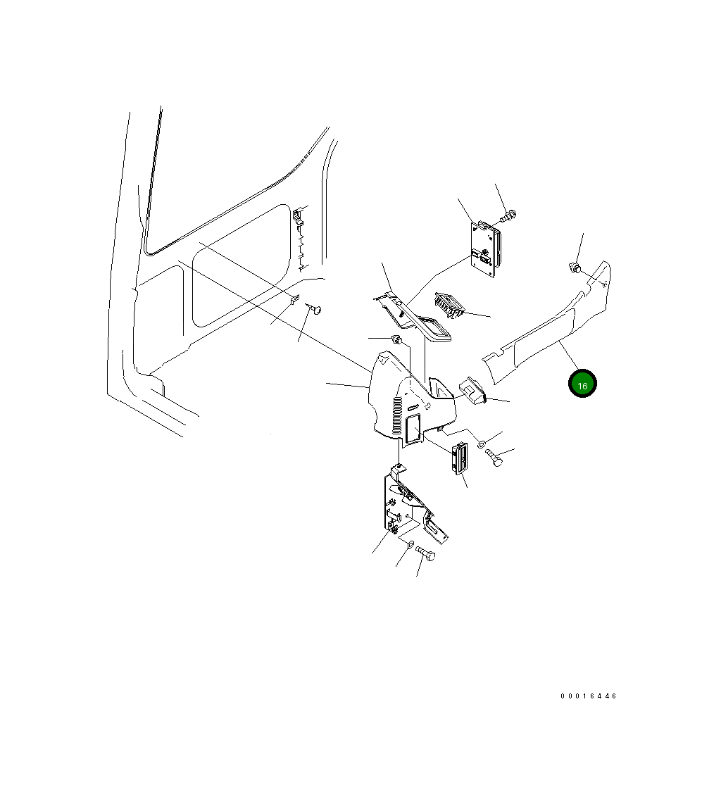 Крышка 14S-54-26311 Komatsu