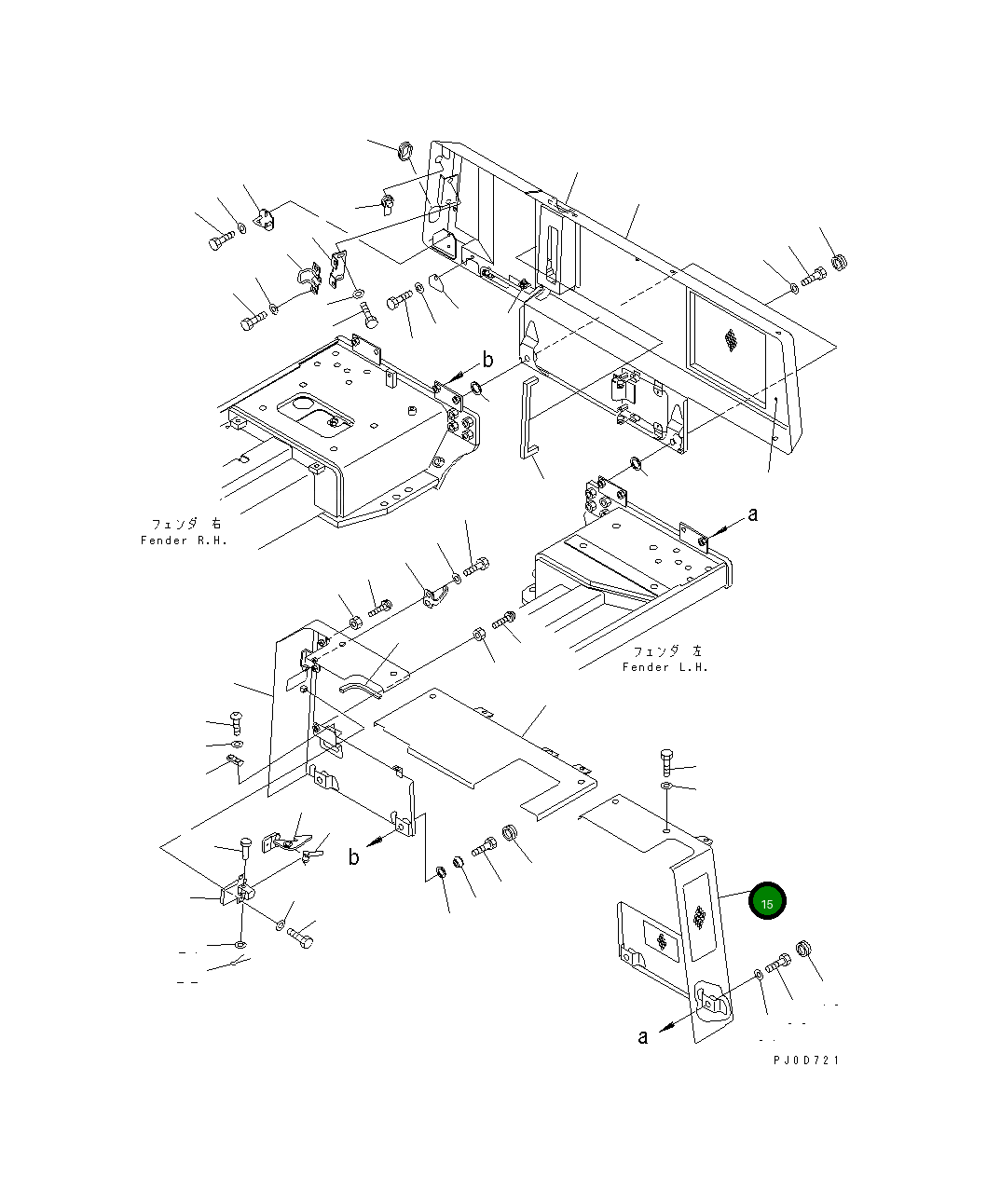 Крышка 11Y-54-13823 Komatsu