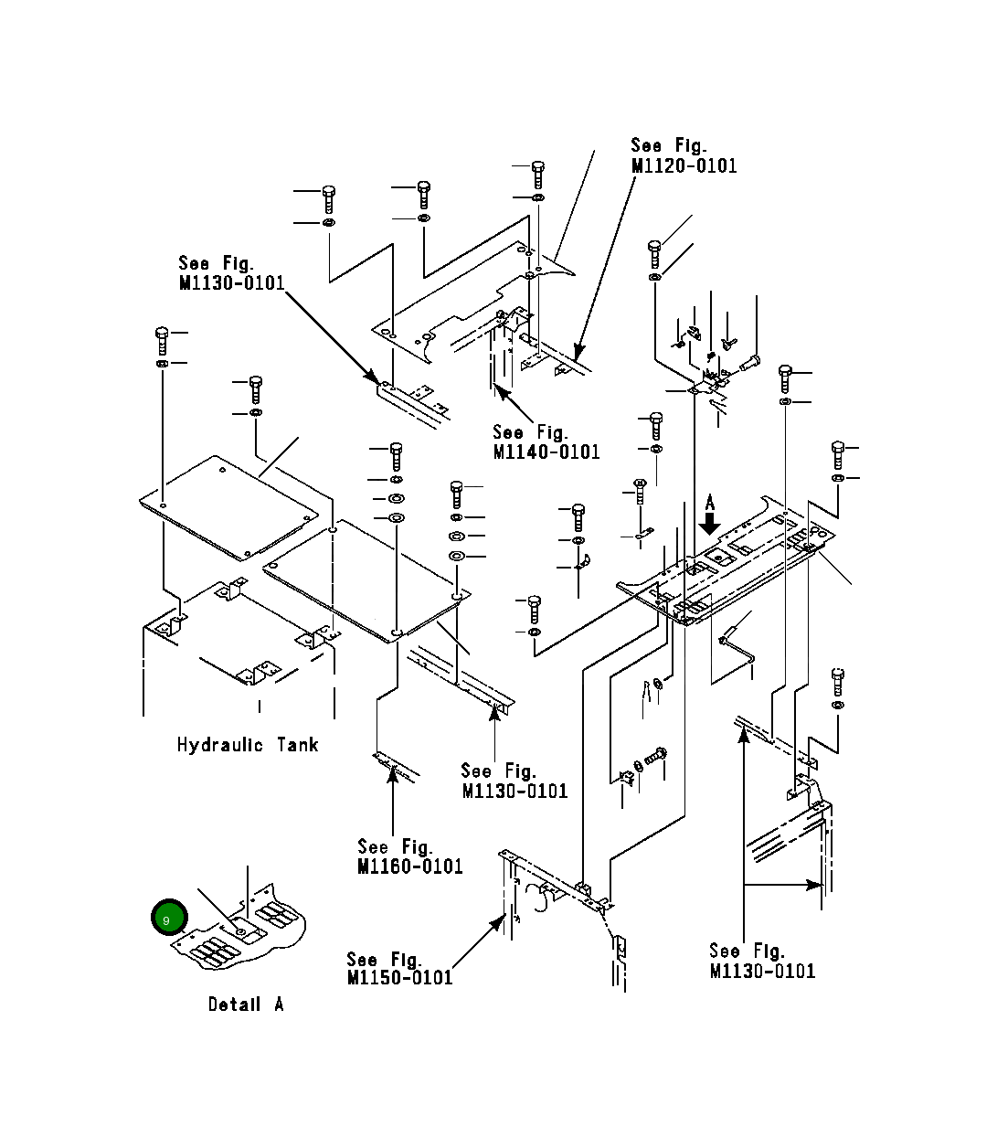 Крышка 20Y-54-29432  Komatsu