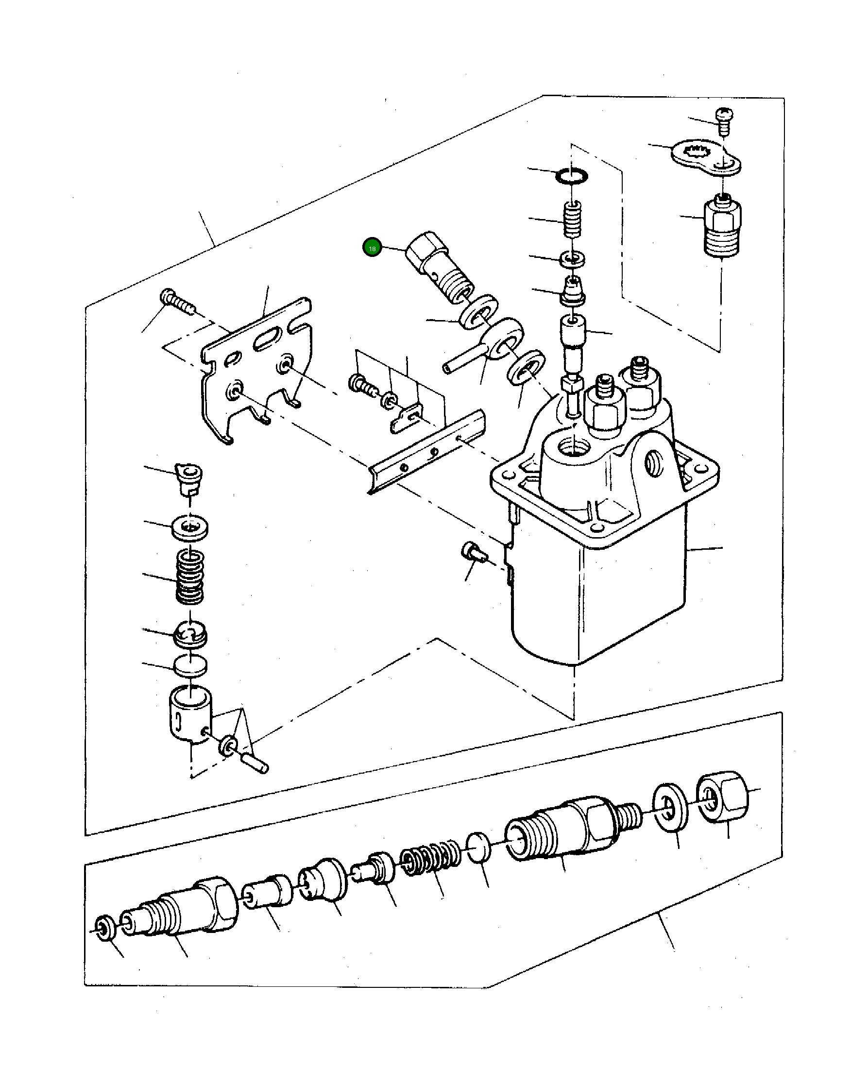 Болт PKP000224  Komatsu