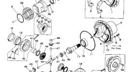 Коническая шестерня в сборе 256-22-00020 Komatsu