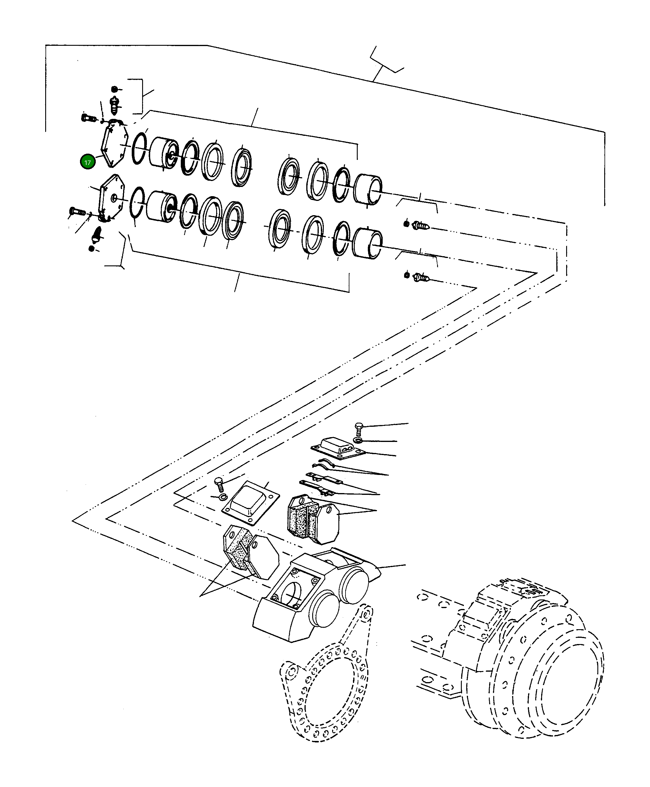 Крышка 3236287M1  Komatsu