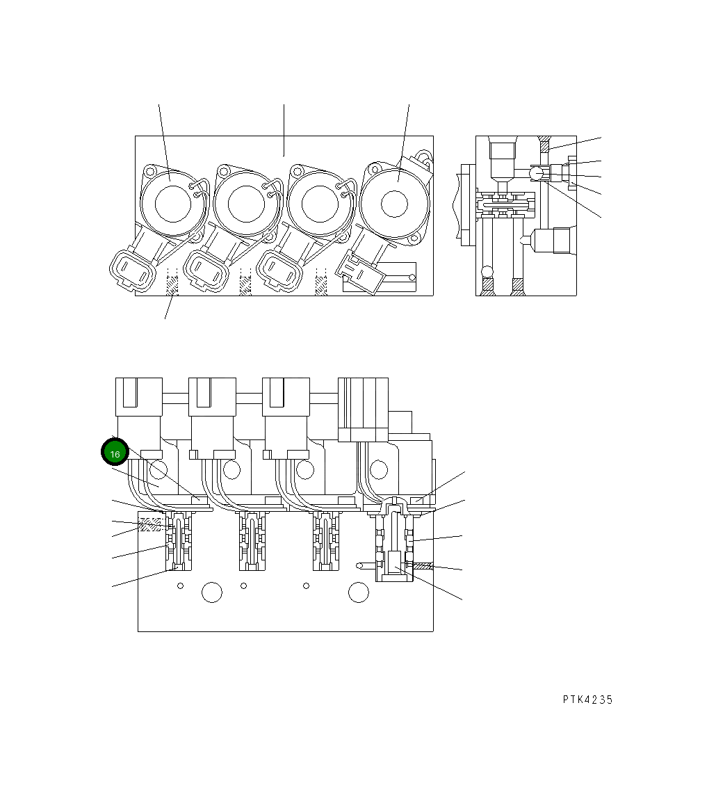 Болт UC1301514005 Komatsu