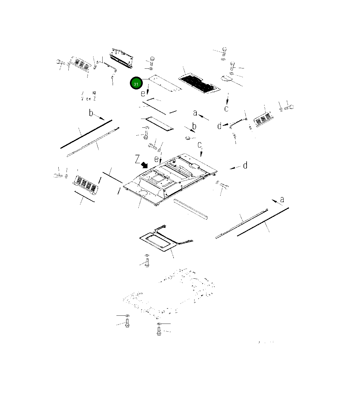 Крышка 419-54-62681 Komatsu