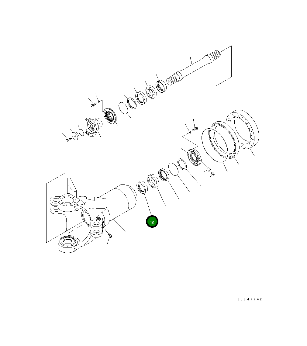 Кольцо 56D-46-13830 Komatsu