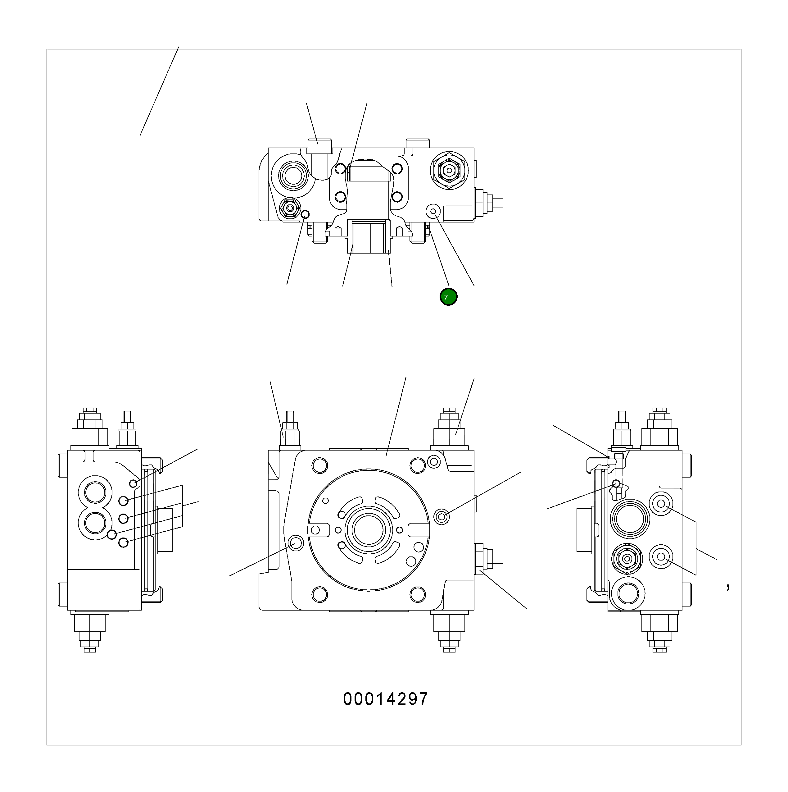 Кольцо уплотнительное (O-Ring) UC1301302004  Komatsu