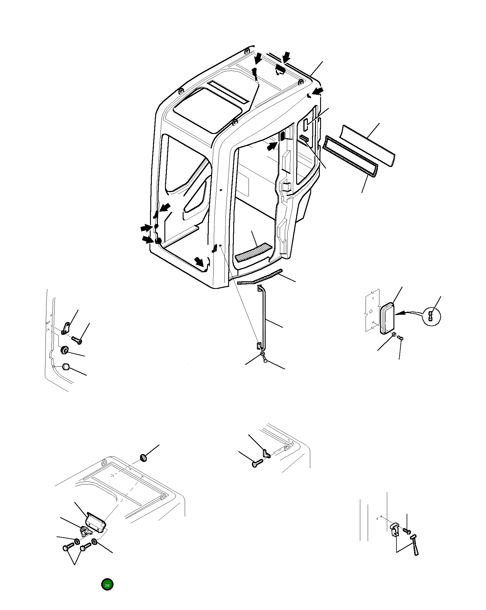 Болт 801015006 Komatsu