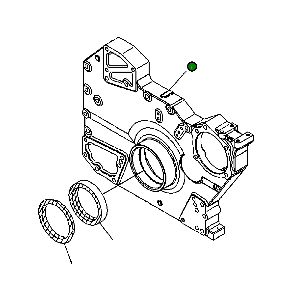 Крышка 6240-21-3220 Komatsu
