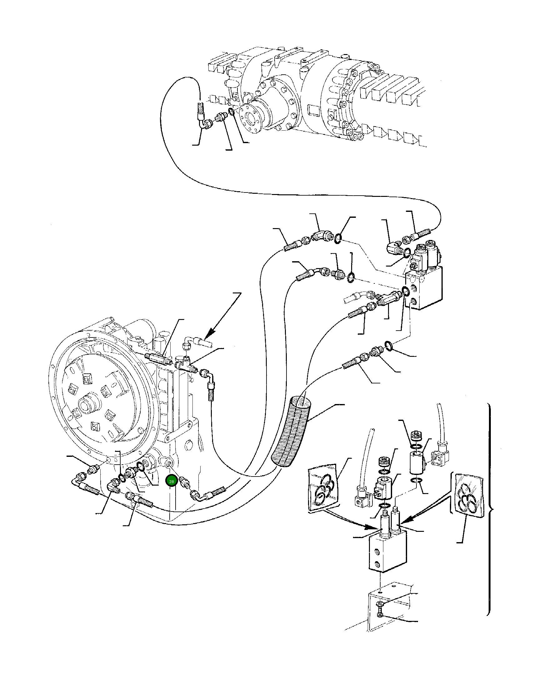 Кольцо уплотнительное (O-Ring) 855021813  Komatsu