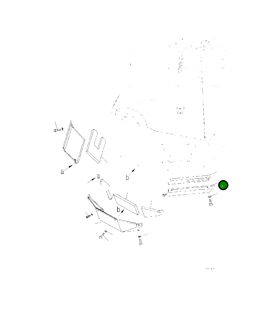 Крышка 425-54-54150  Komatsu