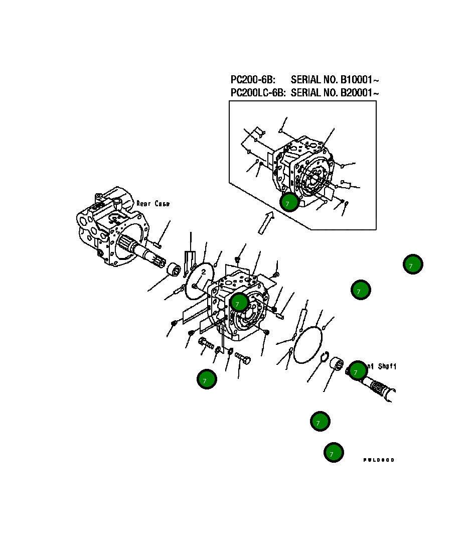 Кольцо уплотнительное (O-Ring) 07000-B2010 Komatsu