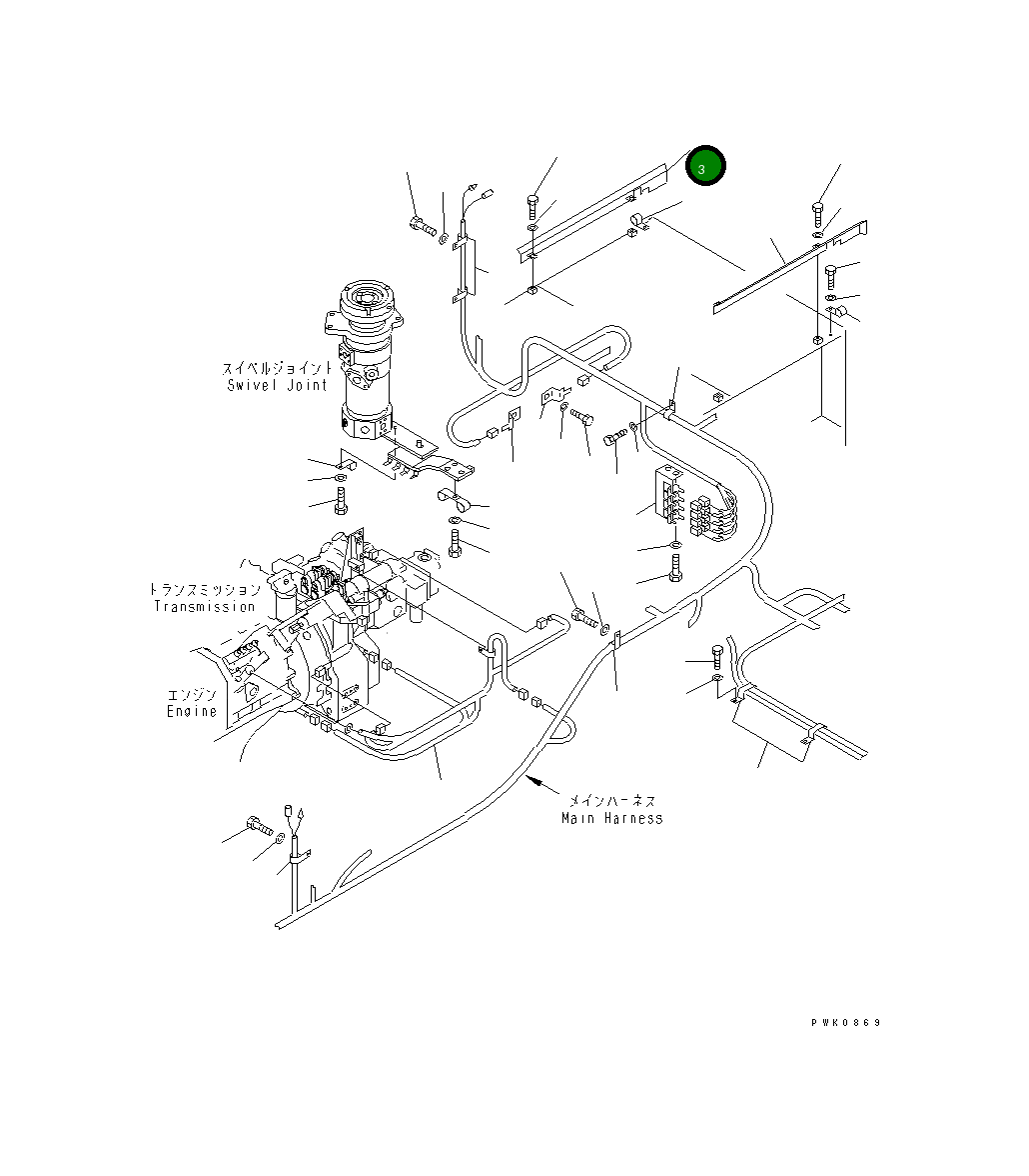 Крышка 21J-06-11620 Komatsu