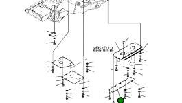 Крышка 208-54-42221 Komatsu