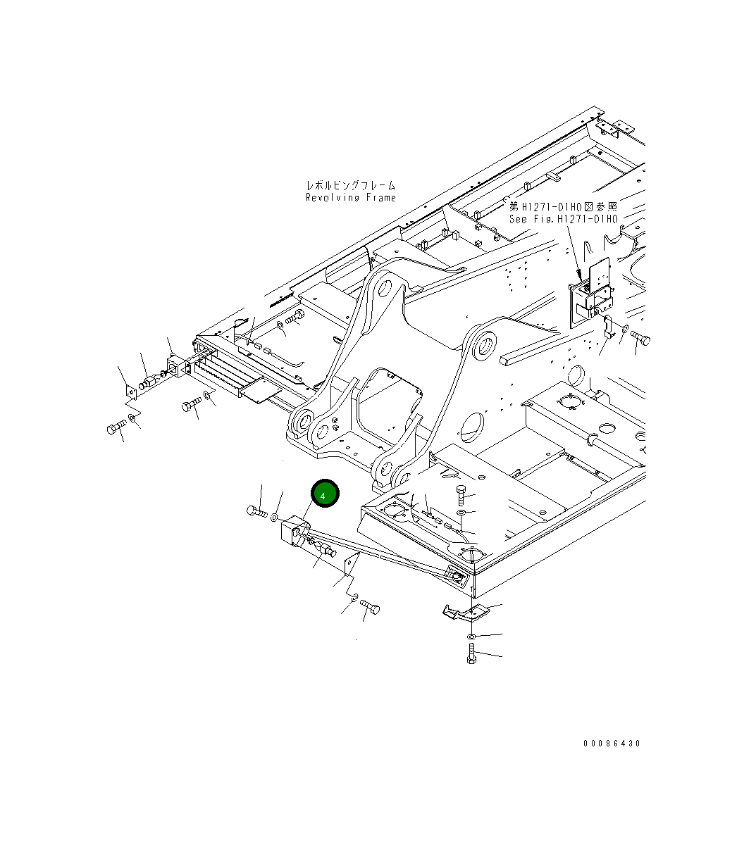 Крышка 207-06-75441NK Komatsu