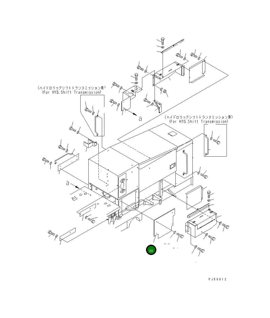 Крышка 234-54-65630 Komatsu