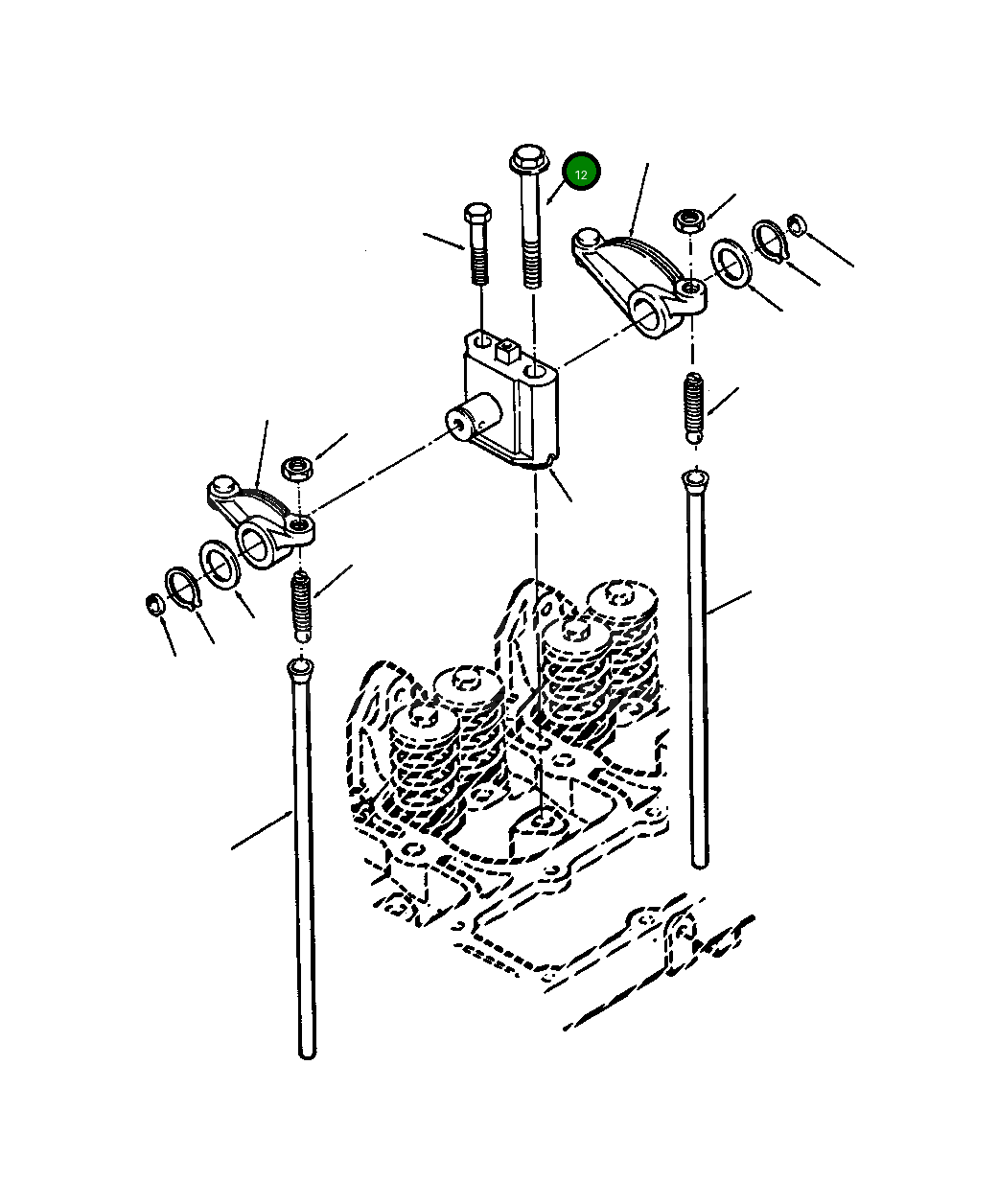Болт 1240 244 H1 Komatsu