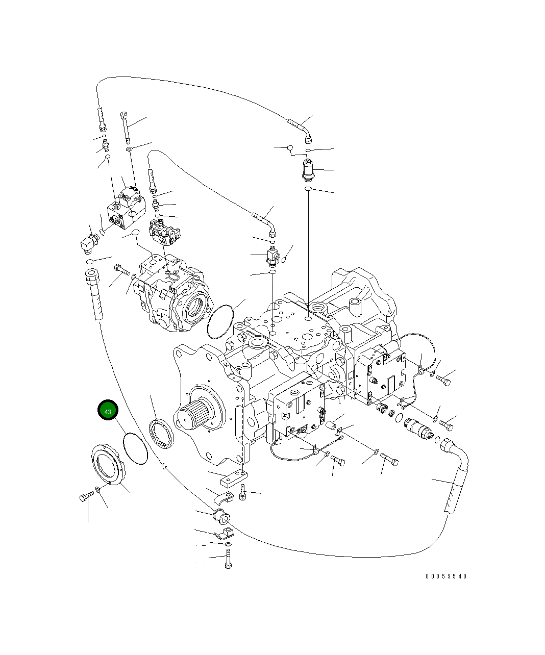 Кольцо уплотнительное (O-Ring) 07000-A2120 Komatsu