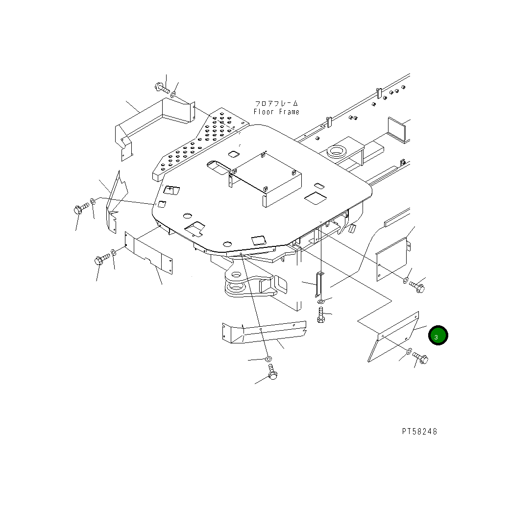 Крышка 273-54-67221 Komatsu