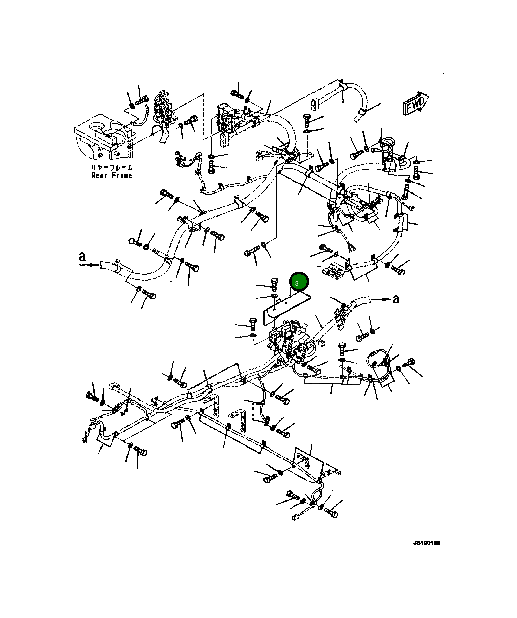 Крышка 425-06-52831 Komatsu