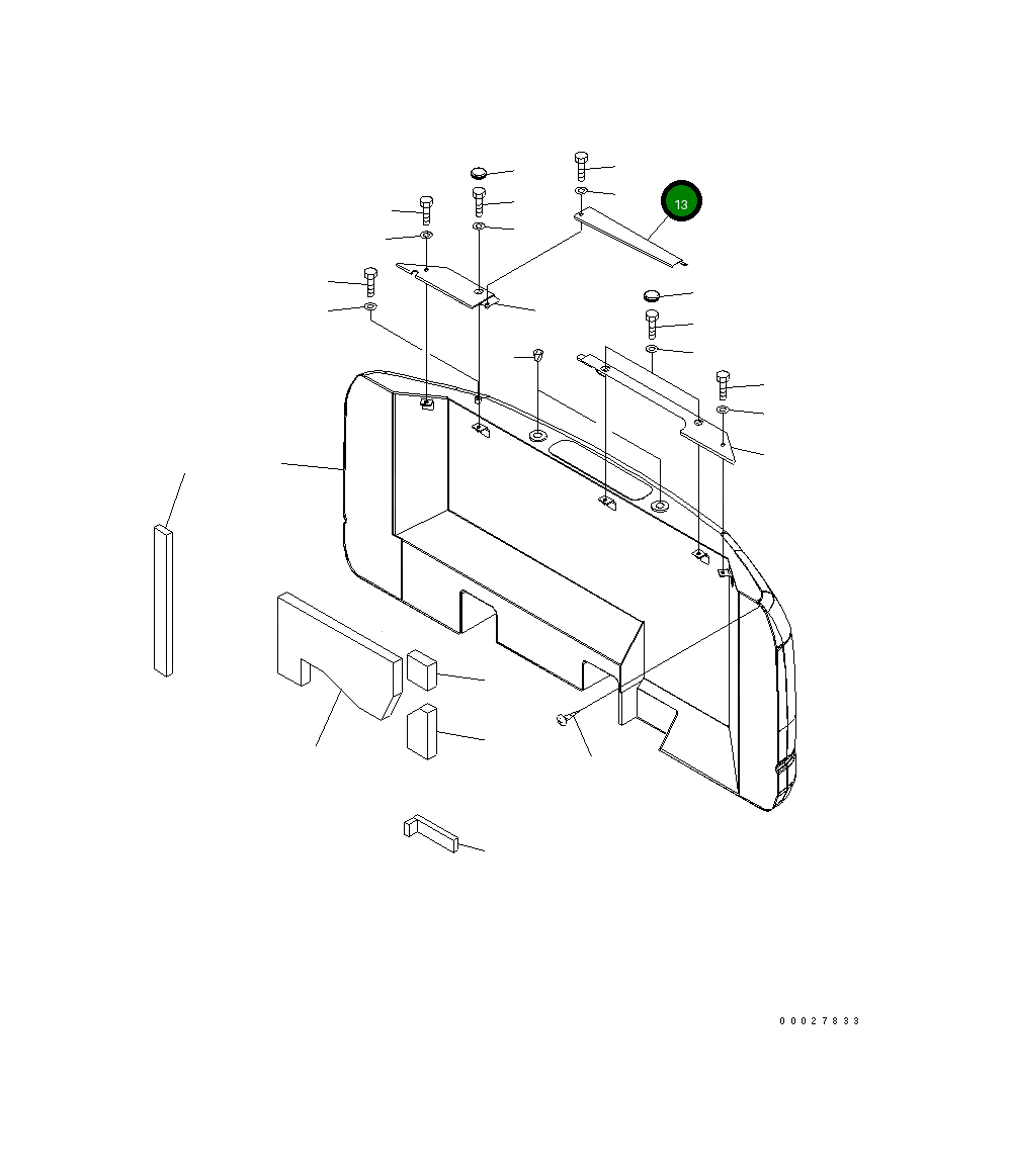 Крышка 203-54-77120 Komatsu