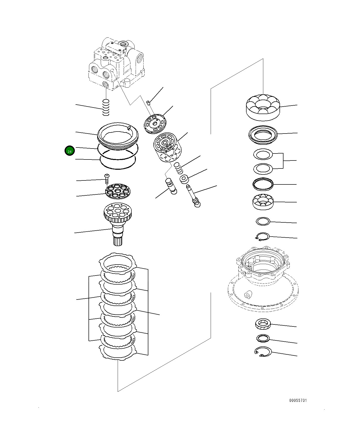 Кольцо уплотнительное (O-Ring) 07000-B5230 Komatsu