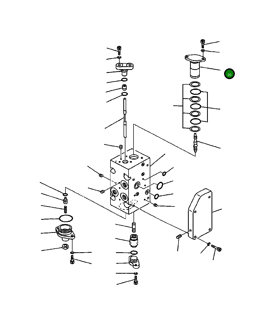 Крышка 708-25-67130 Komatsu