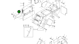 Крышка 56D-54-22151 Komatsu