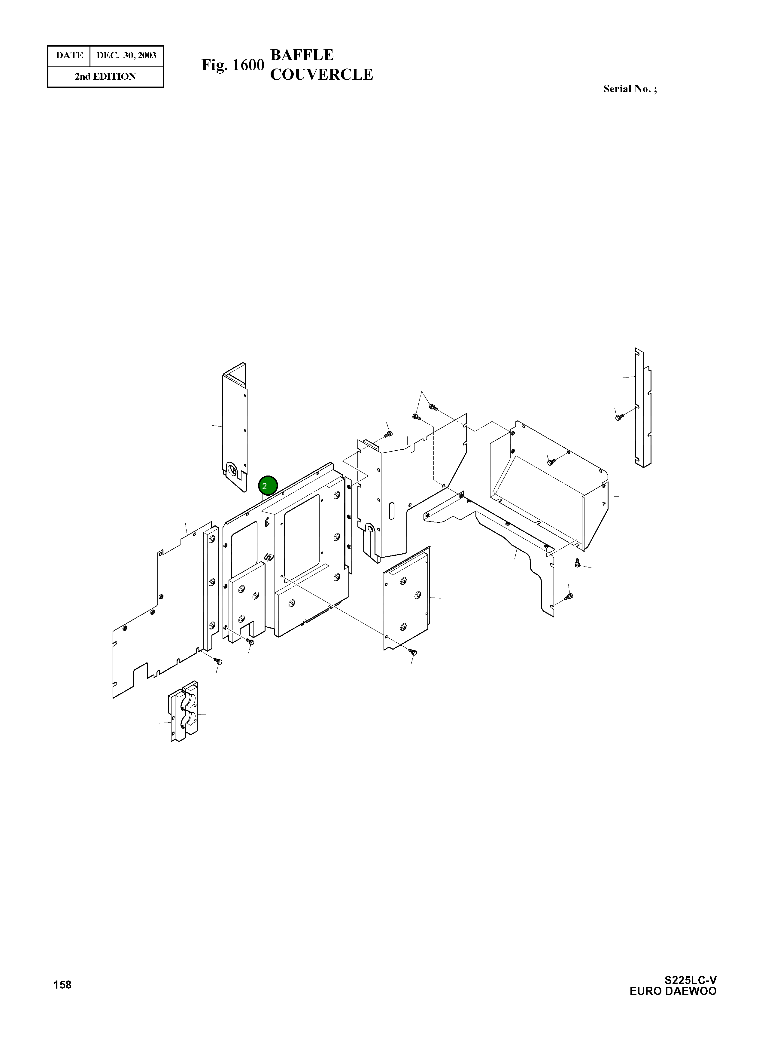 Крышка 621-01898C Komatsu