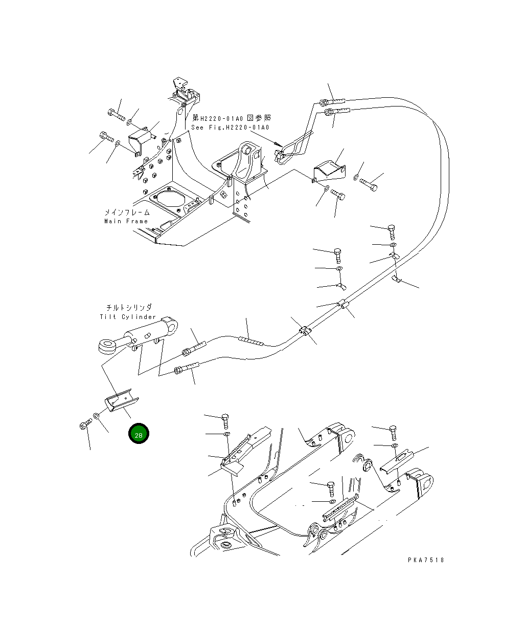 Крышка 124-62-51680 Komatsu