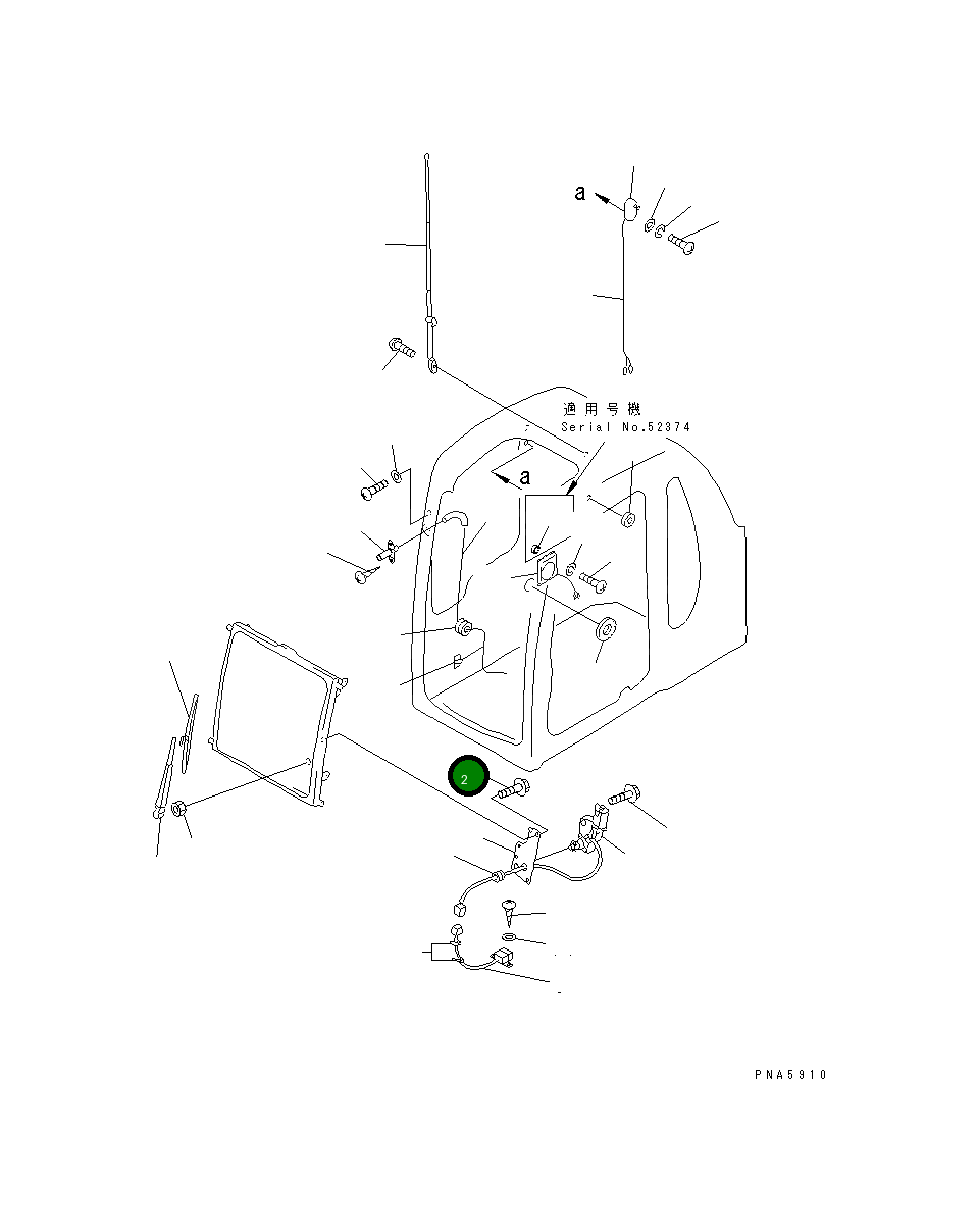 Болт 01435-30825 Komatsu