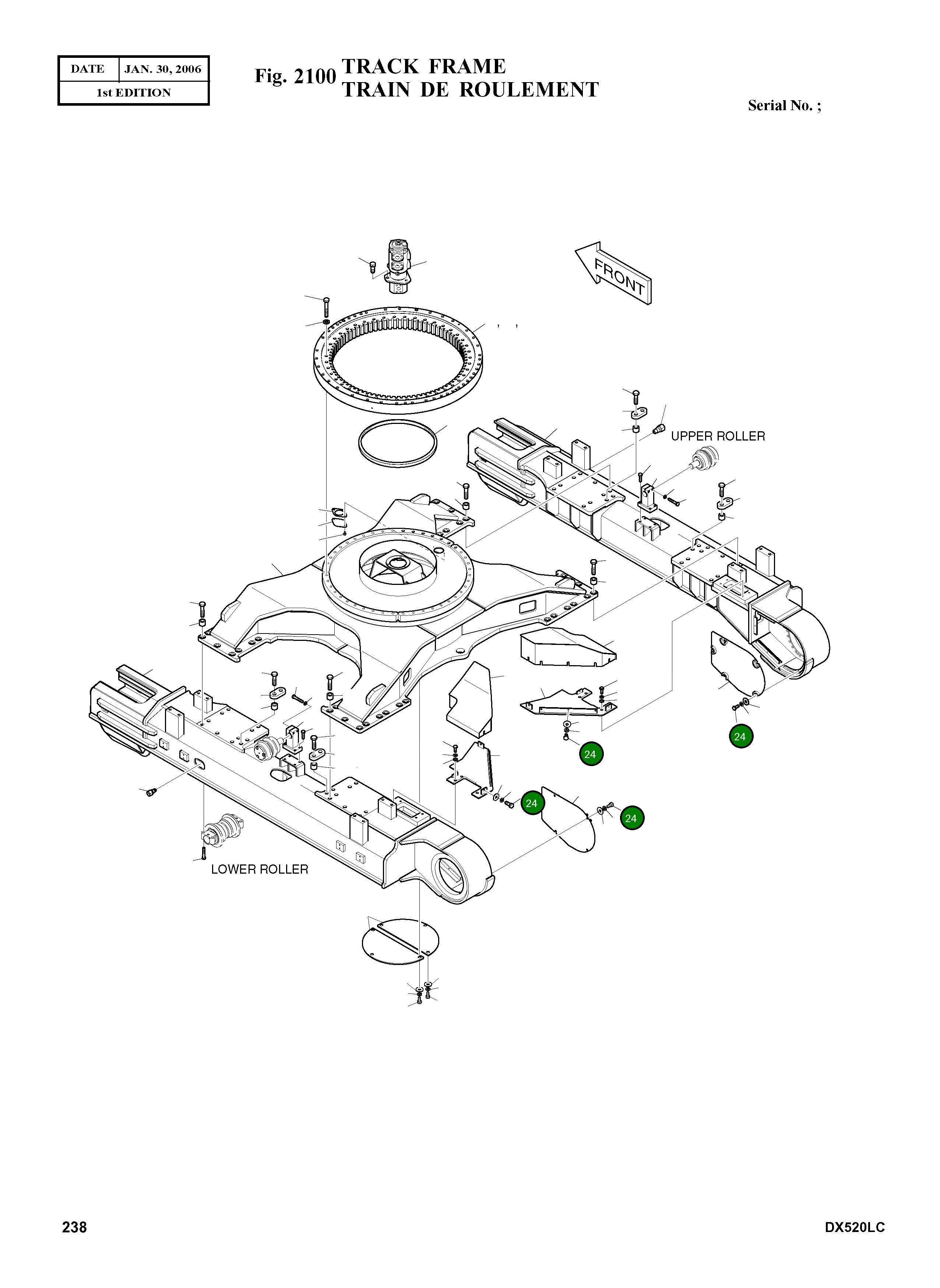 Болт S0515266 Komatsu