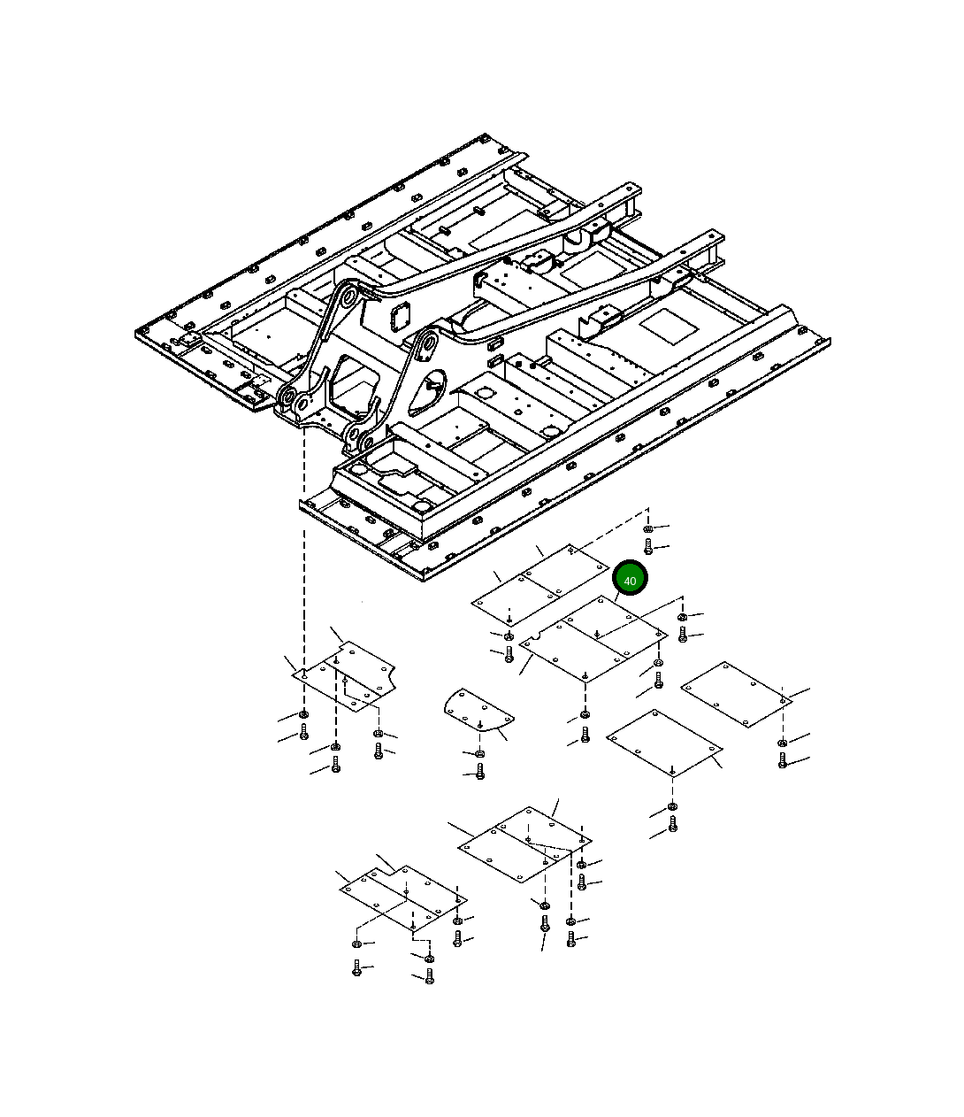 Крышка 207-54-A1470 Komatsu
