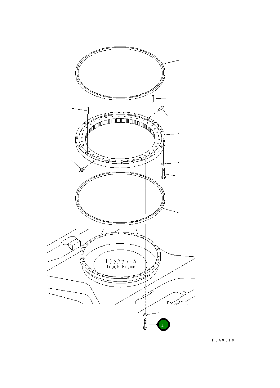Болт 01010-61650 Komatsu