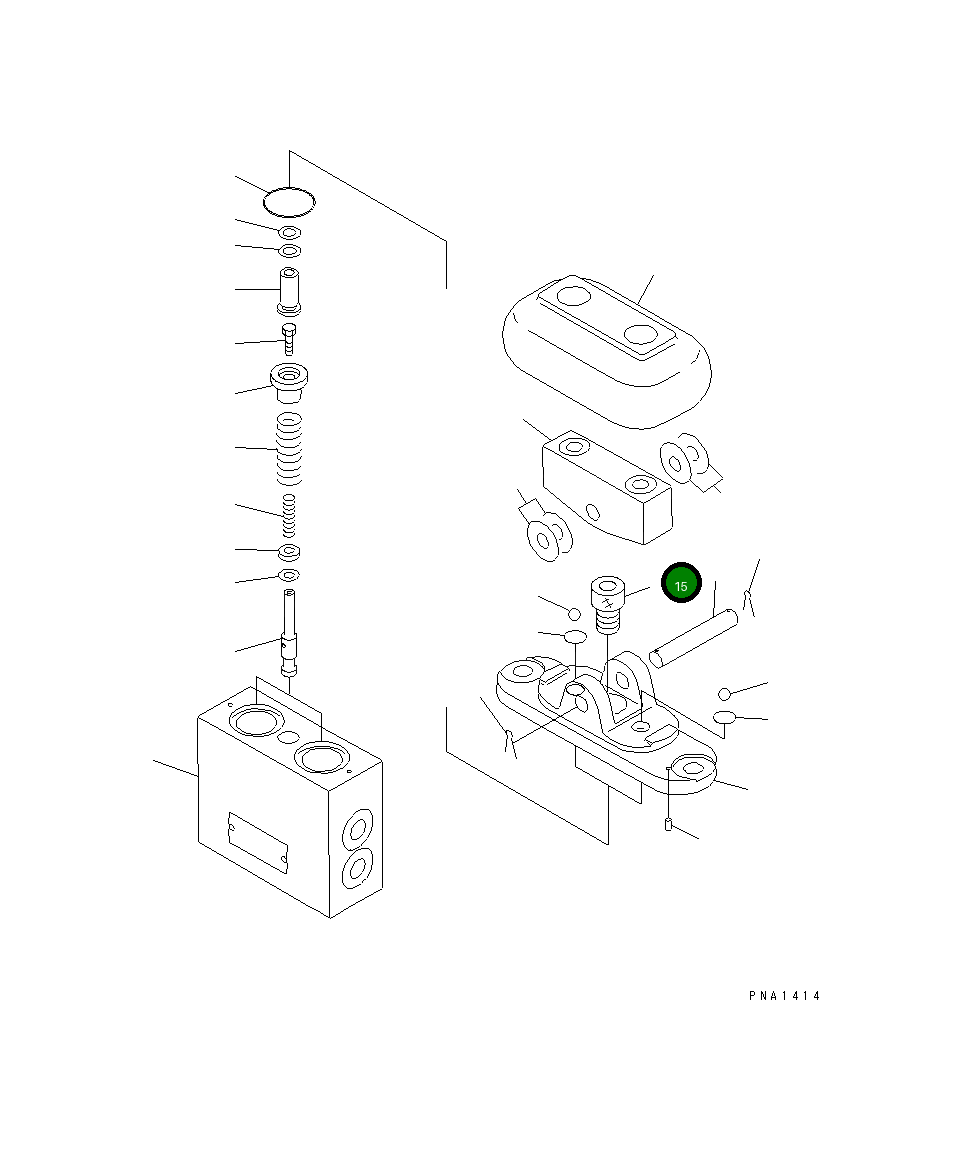 Болт NY81446-12020 Komatsu