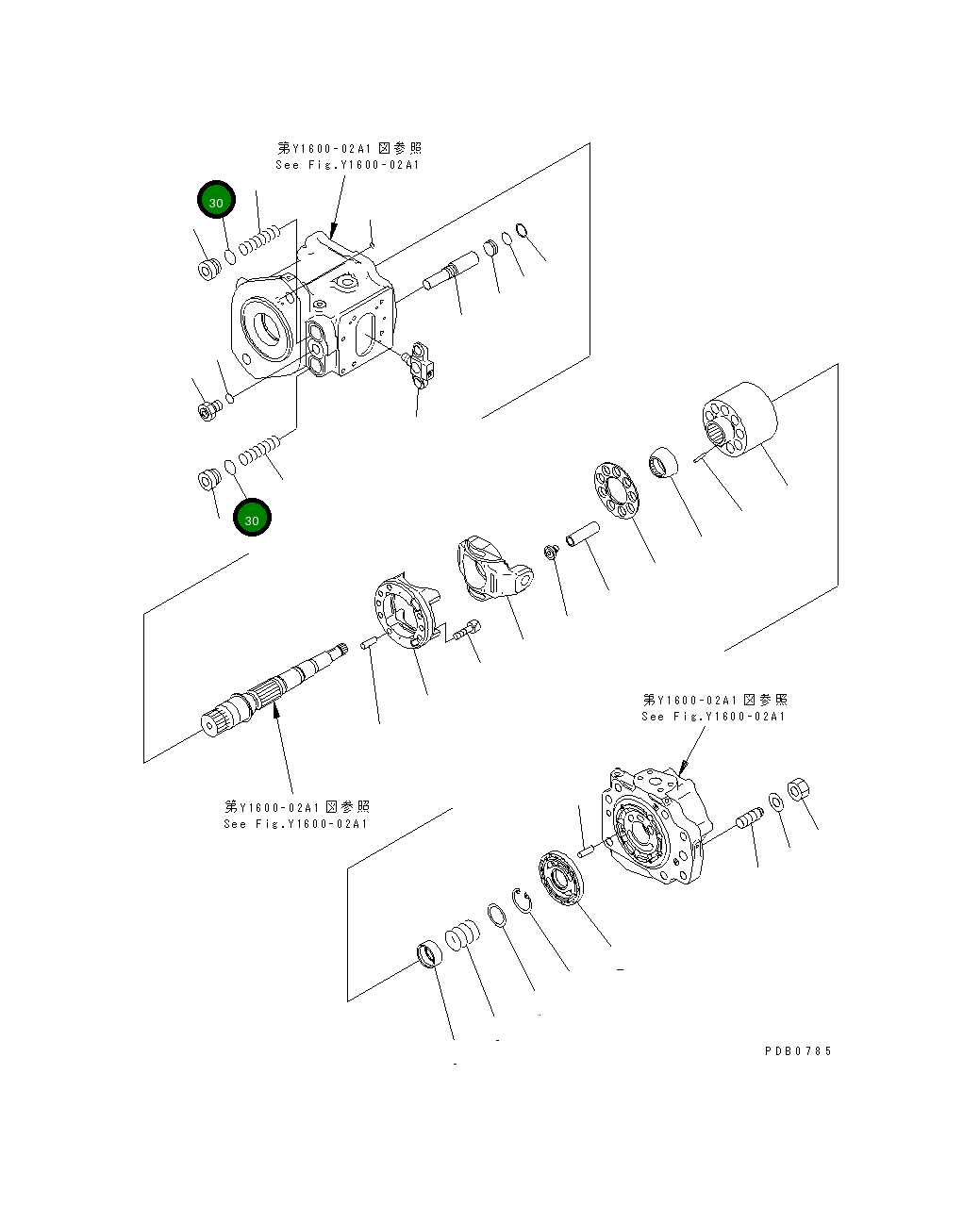 Кольцо уплотнительное (O-Ring) 07002-03634 Komatsu
