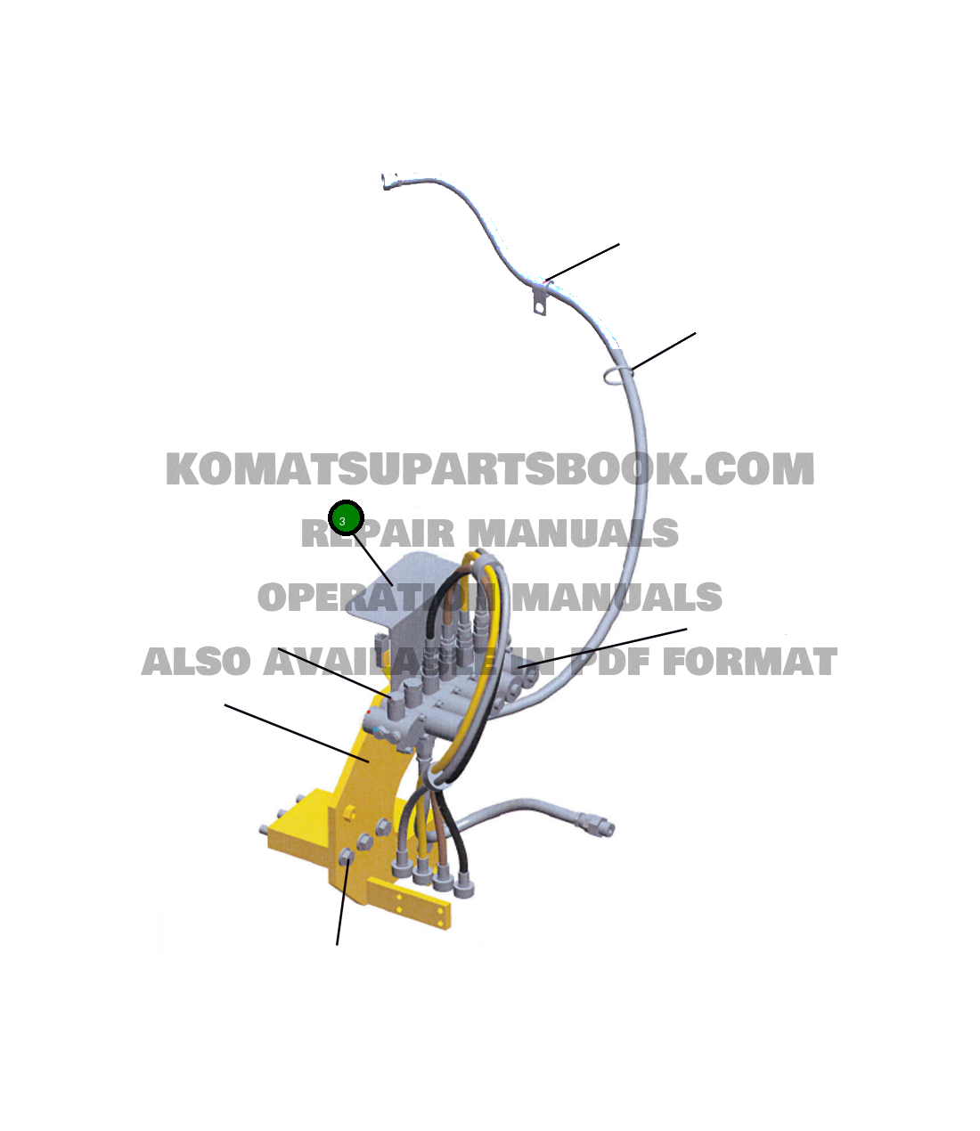 Крышка 207-62-A1881 Komatsu