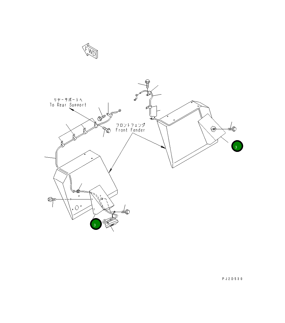 Крышка 569-85-81110 Komatsu