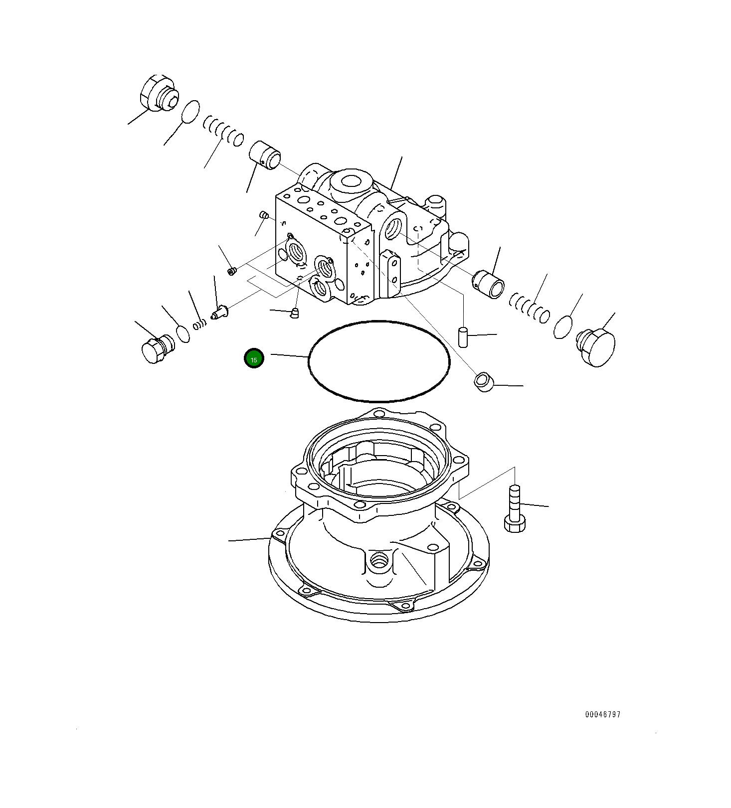 Кольцо уплотнительное (O-Ring) 706-75-42370 Komatsu