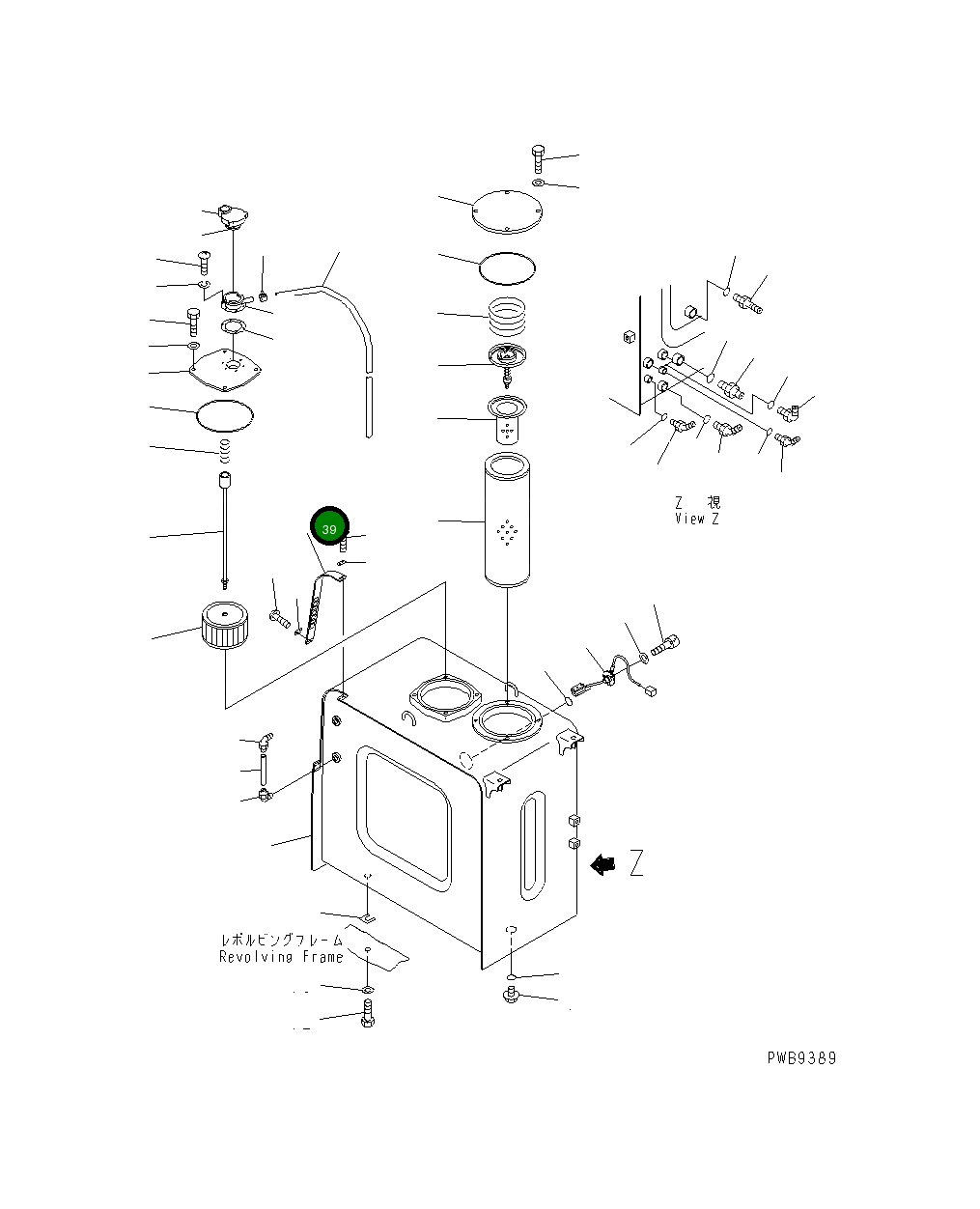 Крышка 20Y-60-K1220 Komatsu