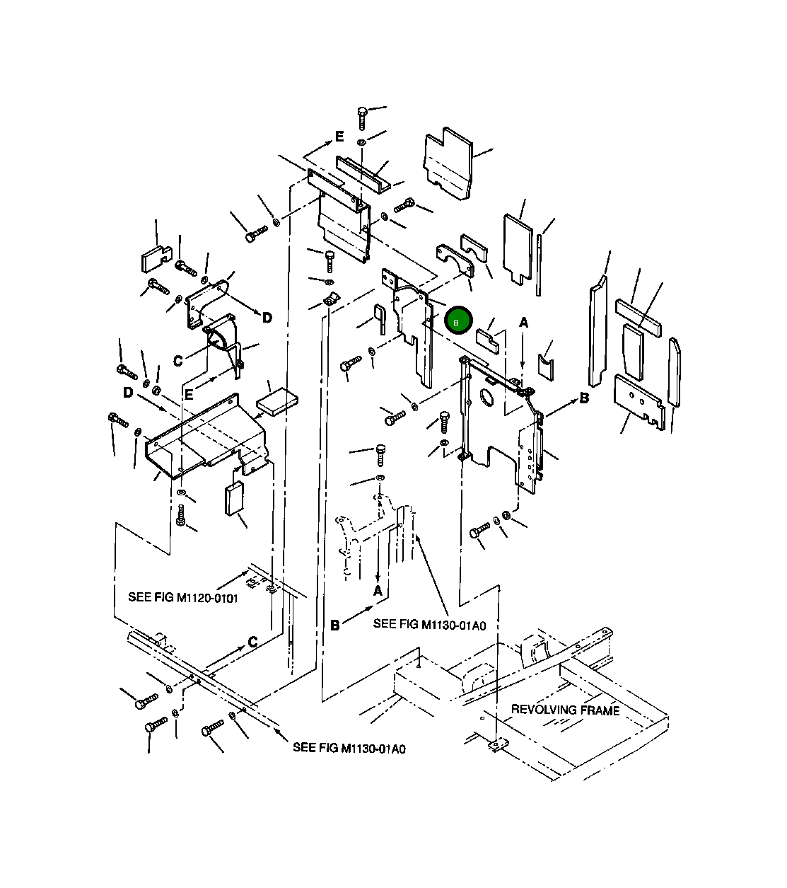Крышка 20Y-54-K8171  Komatsu