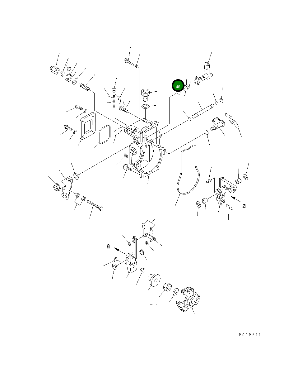 Кольцо уплотнительное (O-Ring) YM24311-000080 Komatsu