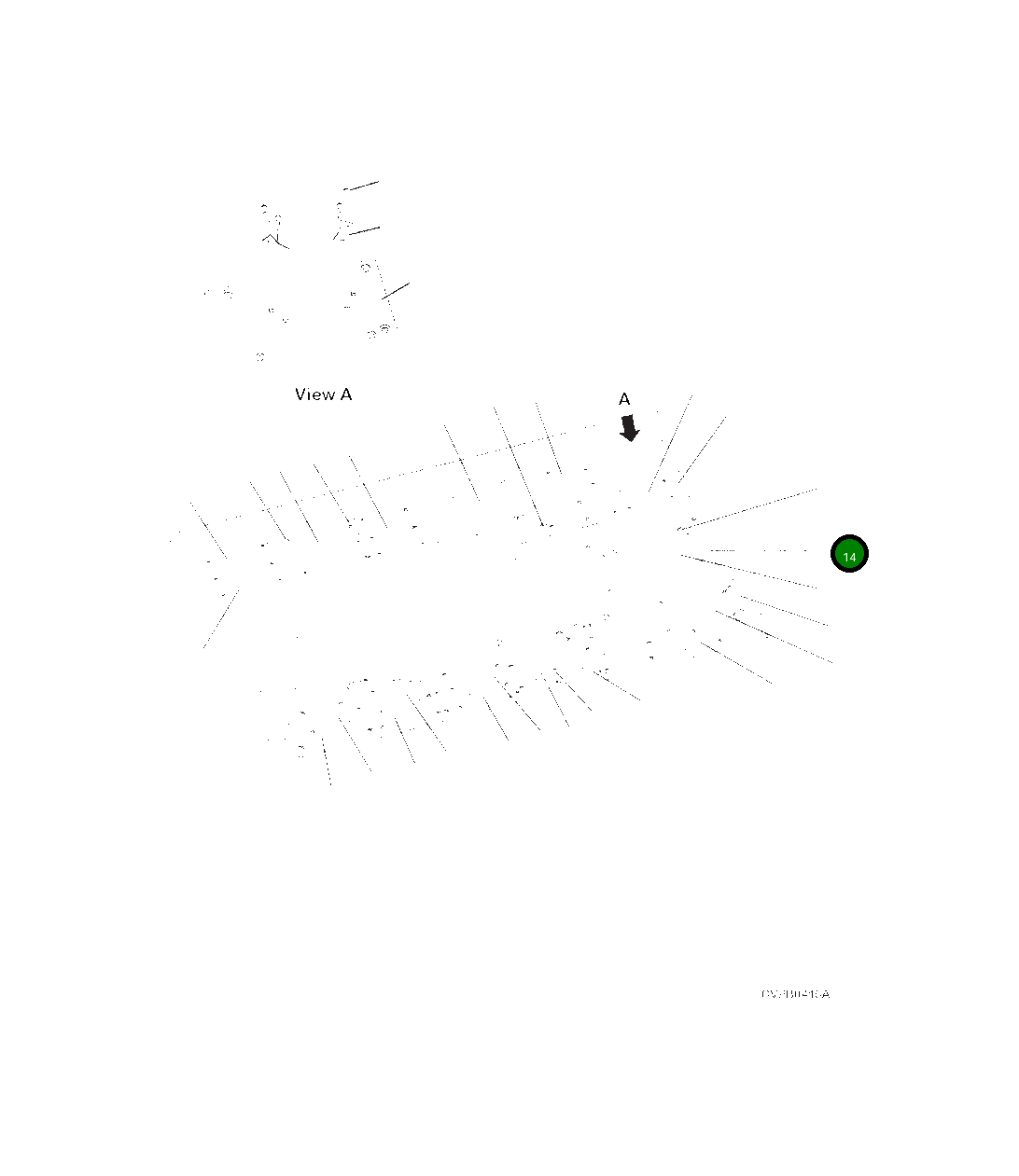 Крышка 208-54-A1830  Komatsu