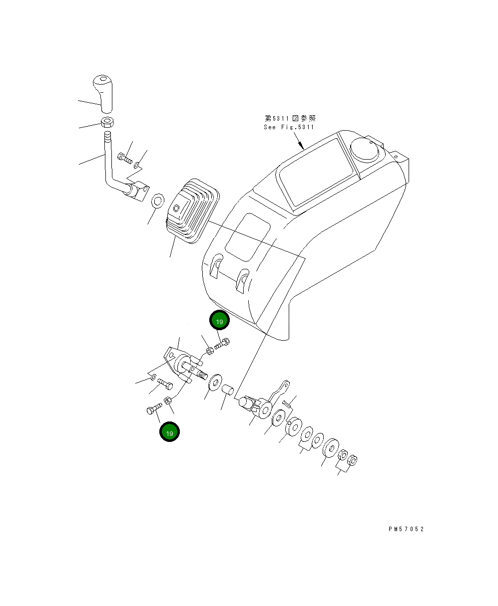 Болт 01016-20630 Komatsu