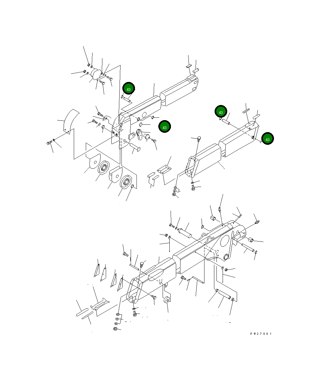 Кольцо UN724120250 Komatsu